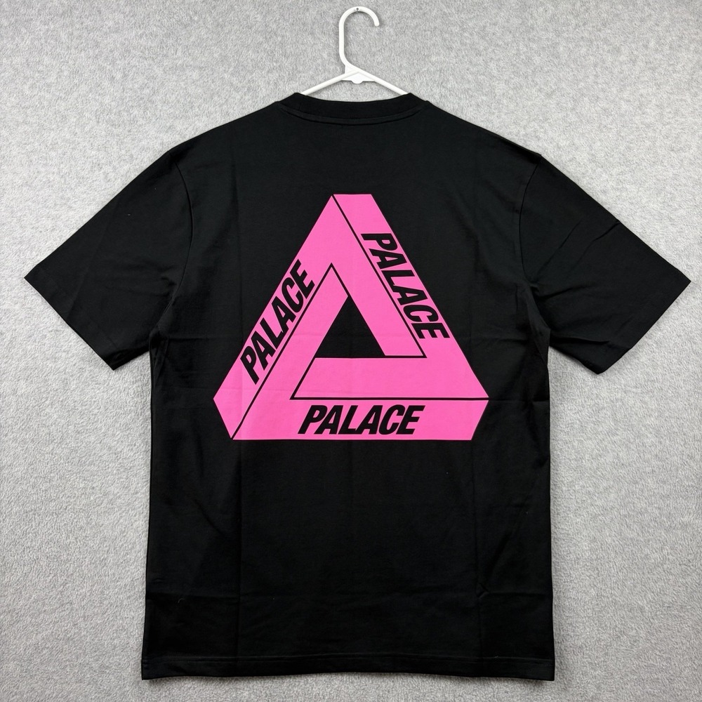 Palace T Shirt Mens Large Black Pink Tri Ferg Tri To Help Graphic Logo Skater